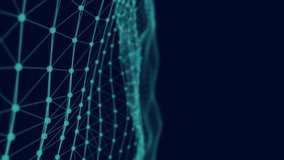 Animation of network of connections with digital people icons over green mesh. Global connections networks and digital interface concept digitally generated video. - Powered by Shutterstock - Get 15% off with code: PIKWIZARD15