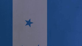 Animation of covid 19 virus cells and digital icons over flag of honduras. global covid 19 pandemic concept digitally generated video. - Powered by Shutterstock - Get 15% off with code: PIKWIZARD15