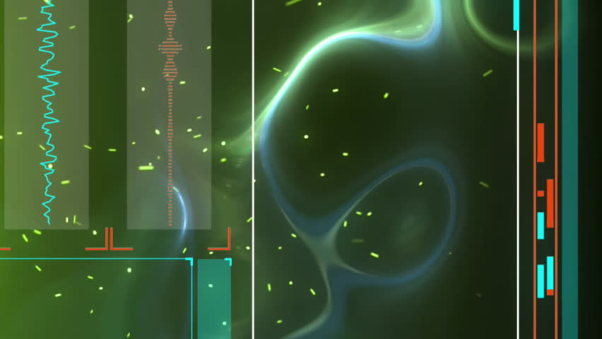 Animation of interface with data processing, digital wave against green gradient background. Computer interface and business technology concept - Powered by Shutterstock - Get 15% off with code: PIKWIZARD15