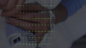 Animation of heart rate monitor against doctor giving injection in intravenous drip at hospital. Medical healthcare technology concept - Powered by Shutterstock - Get 15% off with code: PIKWIZARD15