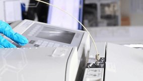 Animation of scientific data processing over caucasian female scientist in laboratory. Global science, connections, computing and data processing concept digitally generated video. - Powered by Shutterstock - Get 15% off with code: PIKWIZARD15