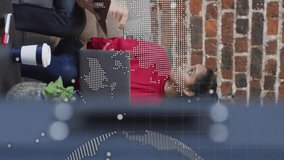 Animation of globe and data processing over diverse business people in office. Global finance, business, connections, computing and data processing concept digitally generated video. - Powered by Shutterstock - Get 15% off with code: PIKWIZARD15