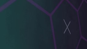 Hexagonal grid and data visualization animation over dark background. digital, technology, network, futuristic, analytics, interface - Powered by Shutterstock - Get 15% off with code: PIKWIZARD15