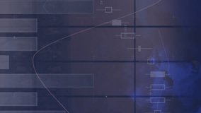 Animation of financial graphs over electricity poles at dusk. energy, electricity, finance and economy concept digitally generated video. - Powered by Shutterstock - Get 15% off with code: PIKWIZARD15