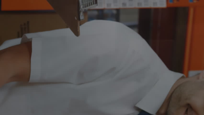 Animation of financial graphs over diverse female and male warehouse workers making notes. business, finance and delivery services concept digitally generated video. - Powered by Shutterstock - Get 15% off with code: PIKWIZARD15