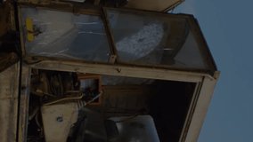 Animation of data processing over rubbish dump. global business and digital interface concept digitally generated video. - Powered by Shutterstock - Get 15% off with code: PIKWIZARD15