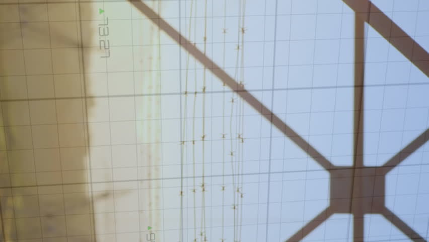 Animation of statistics and data processing with red lines over electricity pylon and landscape. global energy, electricity and data processing concept digitally generated video. - Powered by Shutterstock - Get 15% off with code: PIKWIZARD15