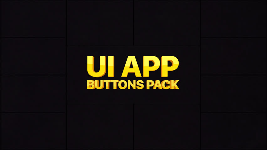 UI App Buttons Pack is a stylish and creative pack featuring 9 animated app button items. It is ideal for social media content for your podcast, channel or stream.