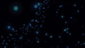 Animation of glowing blue spots of light over round scanners and data processing on black background. Computer interface and business technology concept - Powered by Shutterstock - Get 15% off with code: PIKWIZARD15