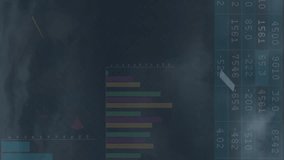 Animation of data processing over fuel gauge. Car, travel, transport, traffic and data processing concept digitally generated video. - Powered by Shutterstock - Get 15% off with code: PIKWIZARD15