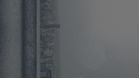 Animation of round scanners and data processing against aerial view of cityscape. Computer interface and business technology concept - Powered by Shutterstock - Get 15% off with code: PIKWIZARD15