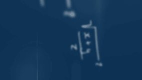 Animation of mathematical equation over red and white dots against abstract background. Digitally generated, hologram, illustration, illuminated, solution and education concept. - Powered by Shutterstock - Get 15% off with code: PIKWIZARD15