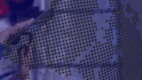 Animation of globe and data processing over caucasian businesswoman using tablet in office. Global finance, business, connections, computing and data processing concept digitally generated video. - Powered by Shutterstock - Get 15% off with code: PIKWIZARD15