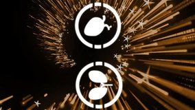 Animation of medical icons over stars. global business and digital interface concept digitally generated video. - Powered by Shutterstock - Get 15% off with code: PIKWIZARD15