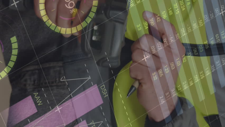 Statistical data processing against caucasian male worker using scanning device at warehouse. logistics and transportation business concept - Powered by Shutterstock - Get 15% off with code: PIKWIZARD15