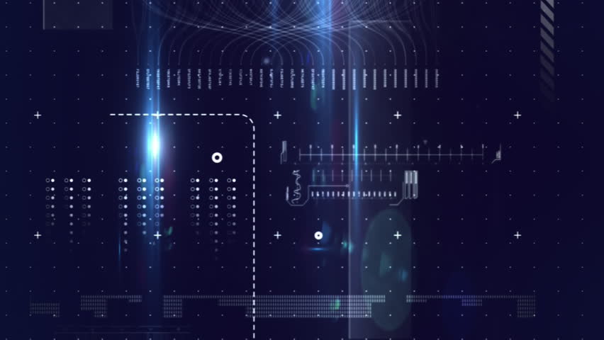 Animation of numbers changing and data processing over glowing light over grid on purple background. Global computing and data processing concept digitally generated video. - Powered by Shutterstock - Get 15% off with code: PIKWIZARD15