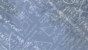 Animation of mathematics formulas on grey background. global science, connections and digital interface concept digitally generated video. - Powered by Shutterstock - Get 15% off with code: PIKWIZARD15