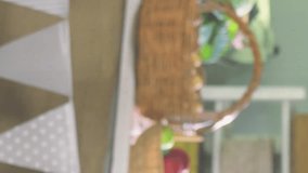 Animation of financial data processing over caucasian woman shopping in grocery store. Global food market, business, finances, computing and data processing concept digitally generated video. - Powered by Shutterstock - Get 15% off with code: PIKWIZARD15