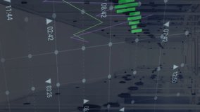 Animation of pound symbol, green light trails and data processing against computer server room. Global economy and business data storage technology concept - Powered by Shutterstock - Get 15% off with code: PIKWIZARD15