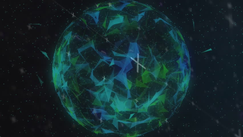 Animation of data processing and network of connections over globe. Global connections, computing and data processing concept digitally generated video. - Powered by Shutterstock - Get 15% off with code: PIKWIZARD15