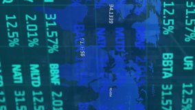 Animation of world map and data processing. Global computing, digital interface and data processing concept digitally generated video. - Powered by Shutterstock - Get 15% off with code: PIKWIZARD15