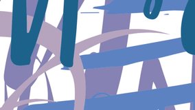 Animation of american football player holding ball on abstract painted grey and white background. sport, competition and creativity concept digitally generated video. - Powered by Shutterstock - Get 15% off with code: PIKWIZARD15