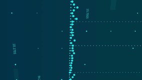 Animating programming code and data visualization over world map on screen. Technology, coding, global, computer, animation, mapping - Powered by Shutterstock - Get 15% off with code: PIKWIZARD15