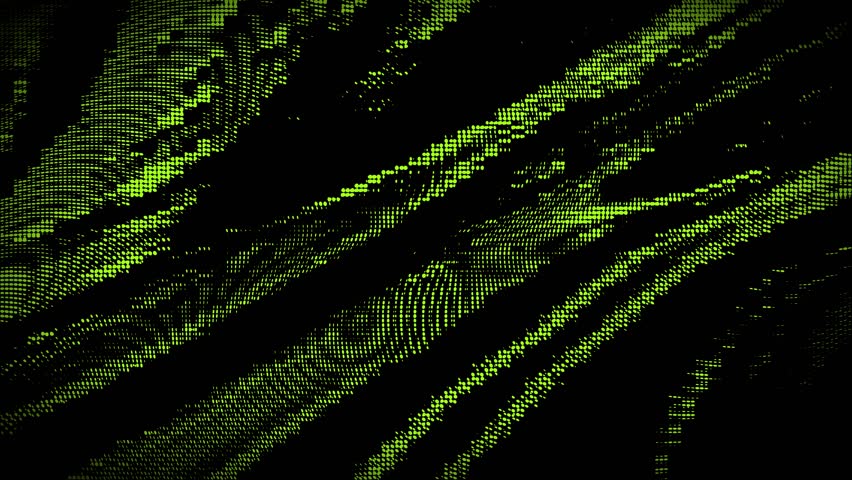 4K Organic Digital Glitch Green Particles Wave Abstract Animation Loop - Powered by Shutterstock - Get 15% off with code: PIKWIZARD15