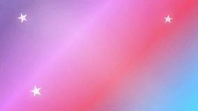 Animated white stars floating and moving on vibrant purple-pink-blue gradient background. Perfect for dreamy content, children's videos, and magical presentations.
 - Powered by Shutterstock - Get 15% off with code: PIKWIZARD15