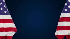 Animated Martin Luther King Jr. Day Text on American Flag Background  I Have a Dream Motion Design
 - Powered by Shutterstock - Get 15% off with code: PIKWIZARD15