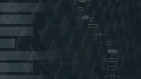 Animation of graphs and financial data processing. Global communication, business, data and digital interface concept digitally generated video. - Powered by Shutterstock - Get 15% off with code: PIKWIZARD15