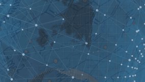 Animation of globe, clock, purple shapes and connections over navy background. Global network, data processing, and technology concept digitally generated video. - Powered by Shutterstock - Get 15% off with code: PIKWIZARD15