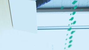 Animation of financial data processing over caucasian businesswoman. Global business, finances and digital interface concept digitally generated video. - Powered by Shutterstock - Get 15% off with code: PIKWIZARD15