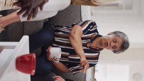 Animation of world map over senior diverse friends at bar. Global lifestyle, computing and digital interface concept digitally generated video. - Powered by Shutterstock - Get 15% off with code: PIKWIZARD15