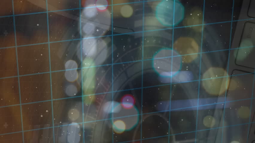 Animation of radar, padlock in shields, fingerprint over mouse on table against moving vehicles. Digital composite, multiple exposure, biometric, protection and technology concept. - Powered by Shutterstock - Get 15% off with code: PIKWIZARD15