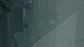 Animation of round scanner over stock market data processing against aerial view of cityscape. Global economy and business data technology concept - Powered by Shutterstock - Get 15% off with code: PIKWIZARD15