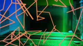 Animation of plexus networks floating against computer server room. Global networking and business data storage technology concept - Powered by Shutterstock - Get 15% off with code: PIKWIZARD15