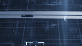 Animation of light spots and data processing against computer server room. Computer interface and business data storage technology concept - Powered by Shutterstock - Get 15% off with code: PIKWIZARD15