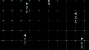 Animation of padlock and data processing with glowing light trails. Global online security, business, finances, computing and data processing concept digitally generated video. - Powered by Shutterstock - Get 15% off with code: PIKWIZARD15