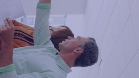 Animation of financial data processing over diverse business people in office. Global finance, business, connections, computing and data processing concept digitally generated video. - Powered by Shutterstock - Get 15% off with code: PIKWIZARD15