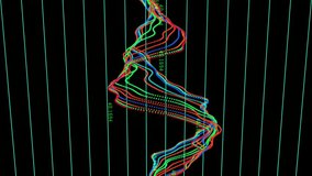 Animation of financial data processing over dark background. Global finance, business, connections, computing and data processing concept digitally generated video. - Powered by Shutterstock - Get 15% off with code: PIKWIZARD15