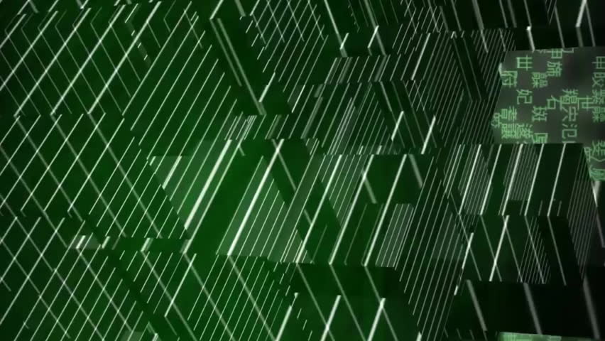 Animation of data processing over digital city. Technology and digital interface concept digitally generated video. - Powered by Shutterstock - Get 15% off with code: PIKWIZARD15