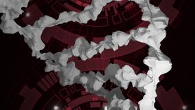 Animation of dna strand, digital data processing over scopes. Global connections, computing and data processing concept digitally generated video. - Powered by Shutterstock - Get 15% off with code: PIKWIZARD15