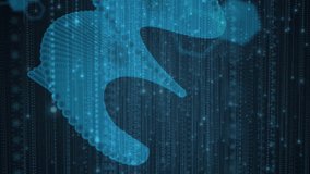 Animation of dna strands over data processing and blue spots. Science, technology and digital interface concept digitally generated video. - Powered by Shutterstock - Get 15% off with code: PIKWIZARD15