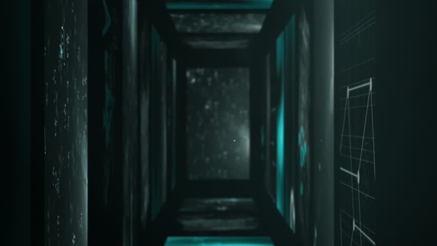 Geometric shapes and mathematical formulas animation over futuristic tunnel background. Abstract, geometry, mathematics, technology, digital, science - Powered by Shutterstock - Get 15% off with code: PIKWIZARD15