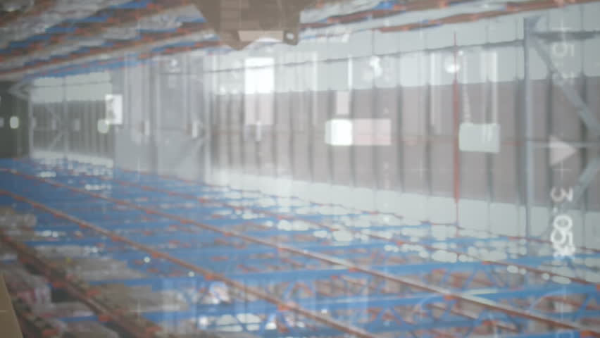 Animation of financial graphs over happy diverse female and male warehouse workers clapping hands. business, finance and delivery services concept digitally generated video. - Powered by Shutterstock - Get 15% off with code: PIKWIZARD15