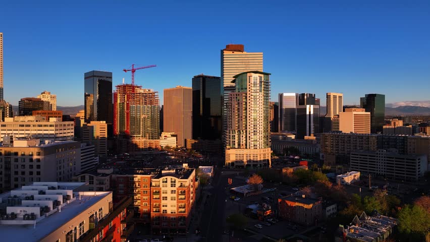 Aerial view of Denver