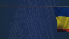 Animation of financial data processing over moving cogs. Global communication data networking and digital interface concept digitally generated video. - Powered by Shutterstock - Get 15% off with code: PIKWIZARD15