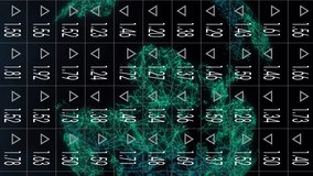 Animation of globe, statistics and financial data processing. Global connections, business, finances, computing and data processing concept digitally generated video. - Powered by Shutterstock - Get 15% off with code: PIKWIZARD15