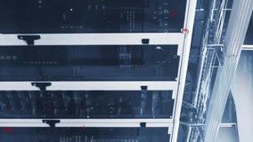 Animation of data processing and plexus networks against computer server room. Computer interface and business data storage technology concept - Powered by Shutterstock - Get 15% off with code: PIKWIZARD15